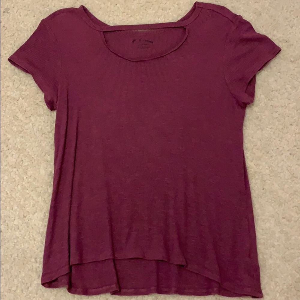 Art Class Girls cut-out front shirt